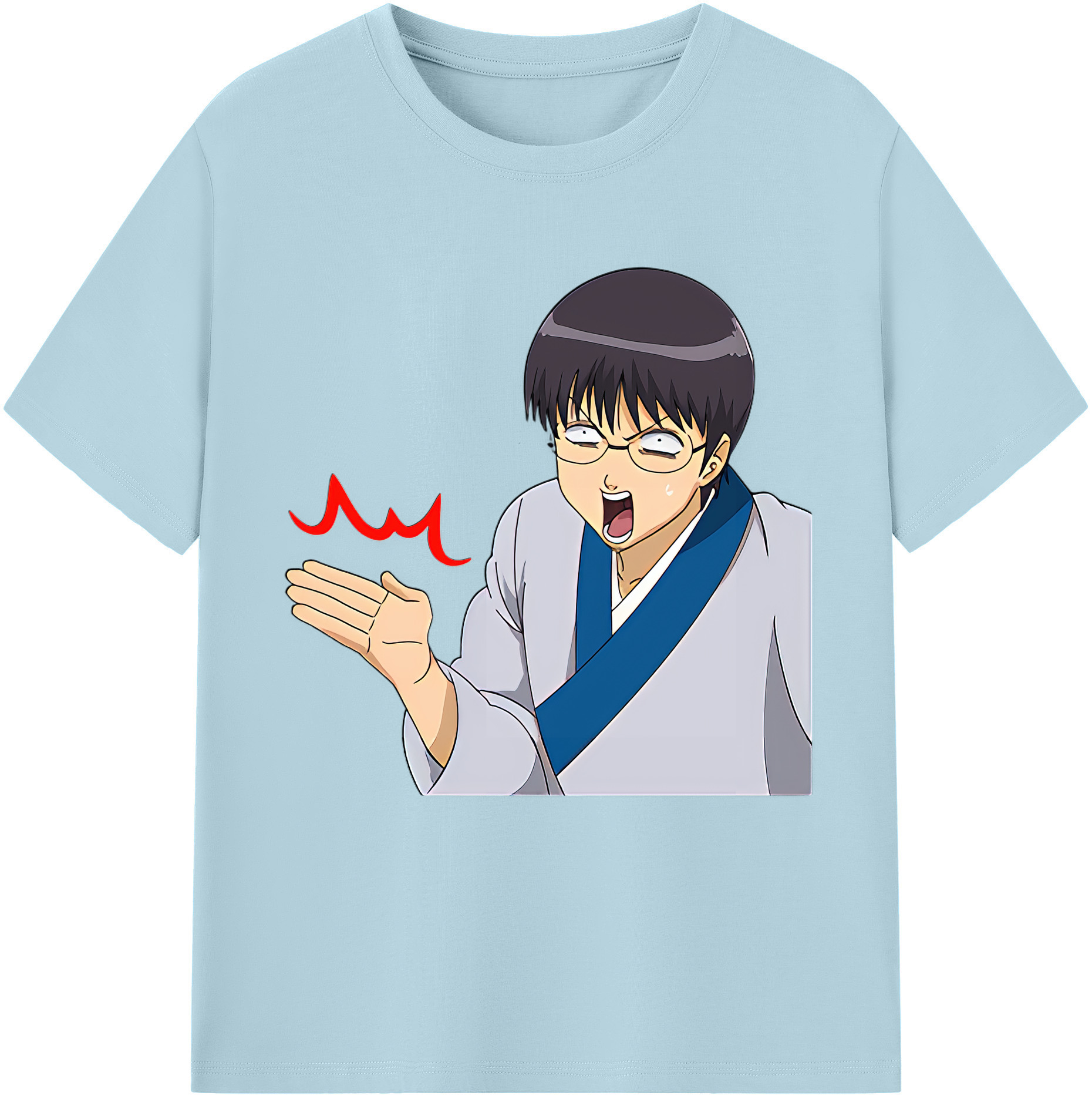 （画像用） ぎんたま 坂田銀時（さかたぎんとき） 神楽 志村新八（しむら しんぱち） GINTAMA Sakata Gintoki Kagura Shimura Shinpachi 綿100％半袖Tシャツ（フロントプリント）